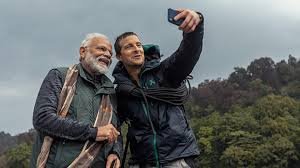 MiliSaha17's tweet image. The @narendramodi
 #ManVsWild episode with @BearGrylls
  will premiere today in more than 180 nations across the world. 

#GlobalModi @PMOIndia
 @Discovery
 @BearGrylls