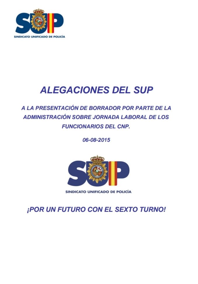 ero_sup's tweet photo. ¡POR UN FUTURO CON EL SEXTO TURNO! 👮🏻‍♀️👮🏼‍♂️🇪🇸
...era el 06/08/2015.
...eran nuestras Alegaciones.
...importante saber de donde parten las cosas, con el objetivo de mejorar la Jornada Laboral.
#SupLiderEnReivindicaciones 
#SupEspirituClandestino 
#YoEstuveAlli
#SextoTurno 
#SUP https://t.co/kd5PME3YQR