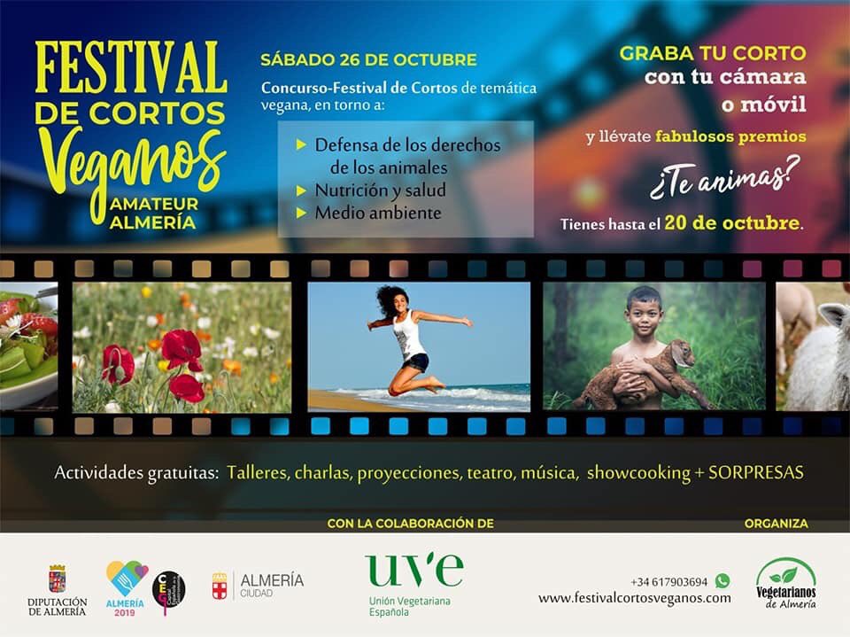 YolandaGranados's tweet photo. Animaos a participar en el 1er festival de #cortos veganos no profesionales de Europa que se celebrará en #Almería Tierra de Cine! ¡No lo dudéis! Toda la info en https://t.co/OunONH7Fv4
#veganpower https://t.co/MKd39NOpOz