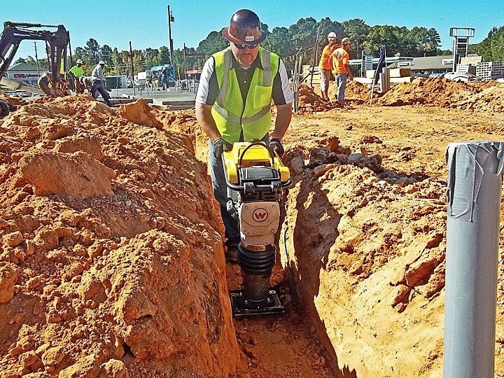 macroomtoolhire's tweet photo. Belle Jumping Jack / Rammer - this RTX rammer is a great tool for compacting all types of materials includ. hardcore &amp; gravel. Ideal for use in trenches &amp; confined spaces. 4 stroke Honda petrol engine #rammer #jumpingjack #jumpingjenny #belle #compaction #toolsforalltasks #hireme https://t.co/5MYmSnONck
