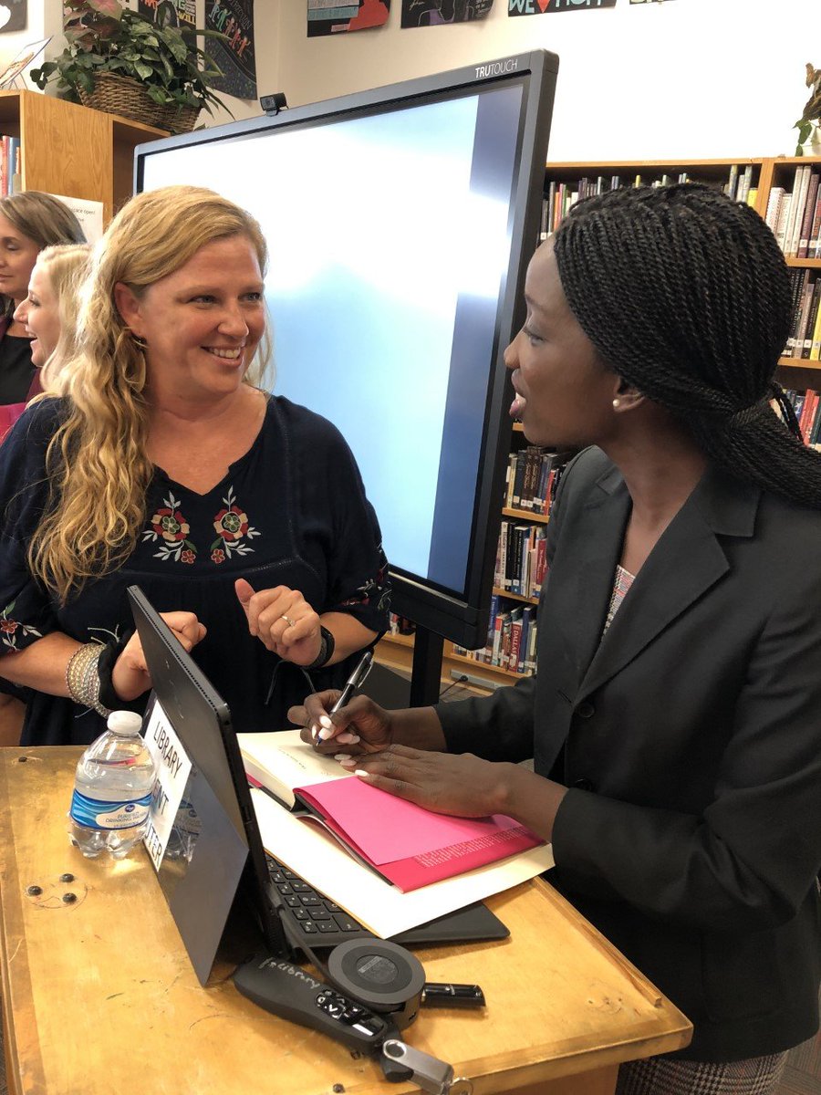 RangelYWLS's tweet photo. Great first day back for teachers on Thursday as we learned from our guest, Dr. Sally Nuamah, author of "How Girls Achieve". Thank you @sally_nuamah! She shared facts and stories that demonstrate what works to help all girls achieve and reach their full potential. Thanks @ywprep https://t.co/11cYpU63JM