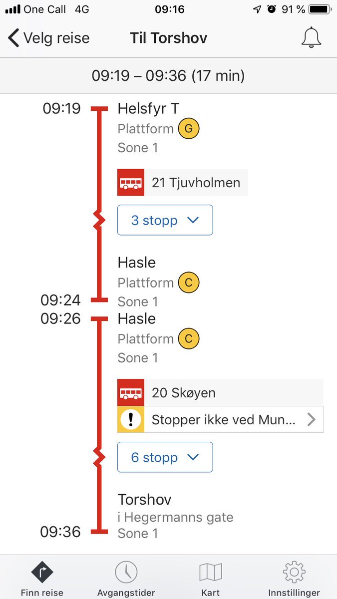 ⁦<a href="/Ruter/">Ruter</a>⁩ Noen som har bestemt at alle må innom Hasle?
