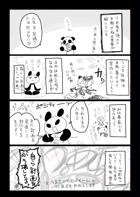 遅くなりましたがブログ更新しました　#お宅ライフ

【四コマ漫画】お宅ライフ・３８８  