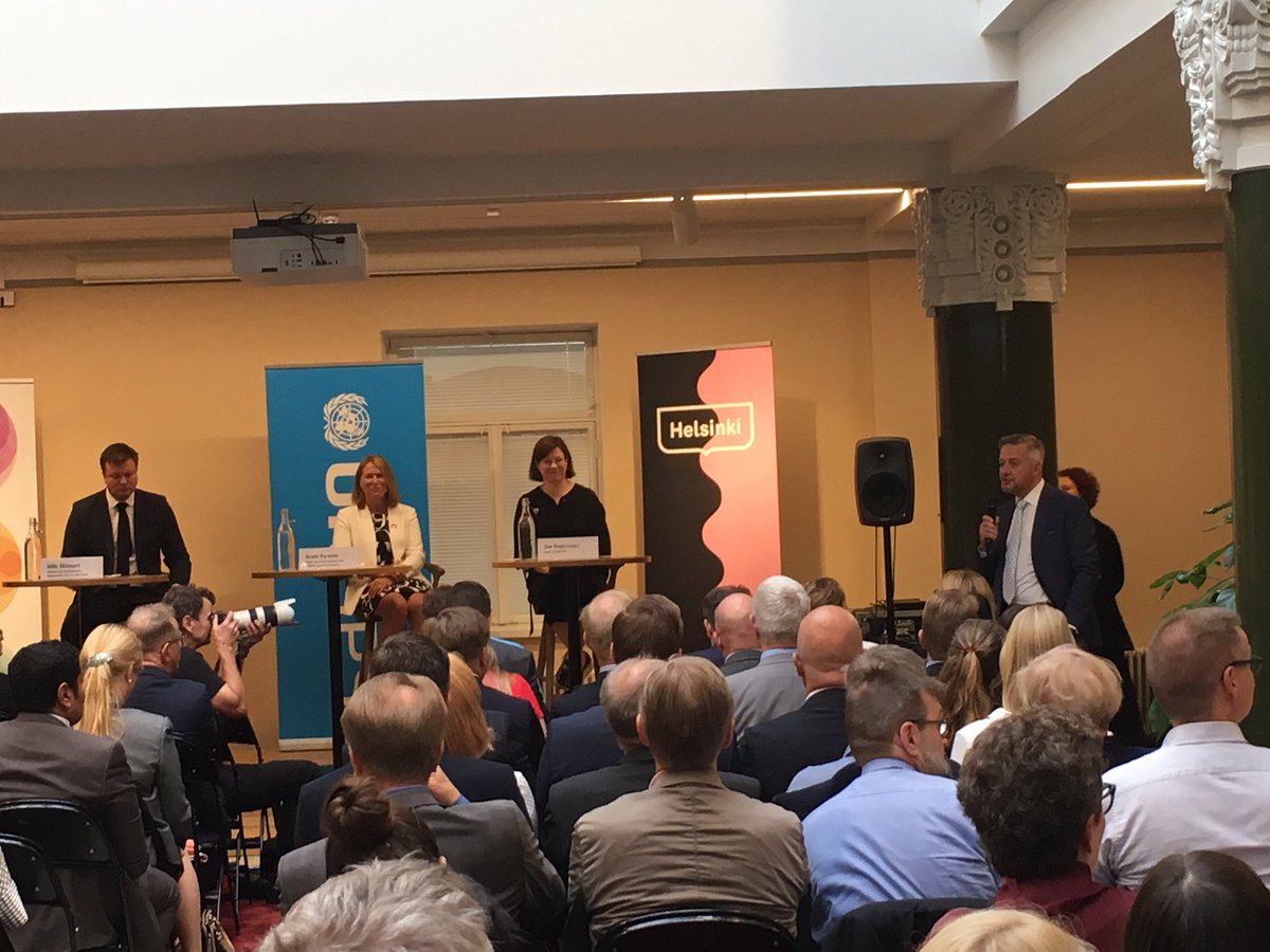 chpalmberg's tweet photo. UNOPS launches a new impact investment office in Helsinki, leveraging private funding for SDGs. Great news! @BusinessFinland #BEAM #UNOPSHelsinki https://t.co/mkk6yXfSte