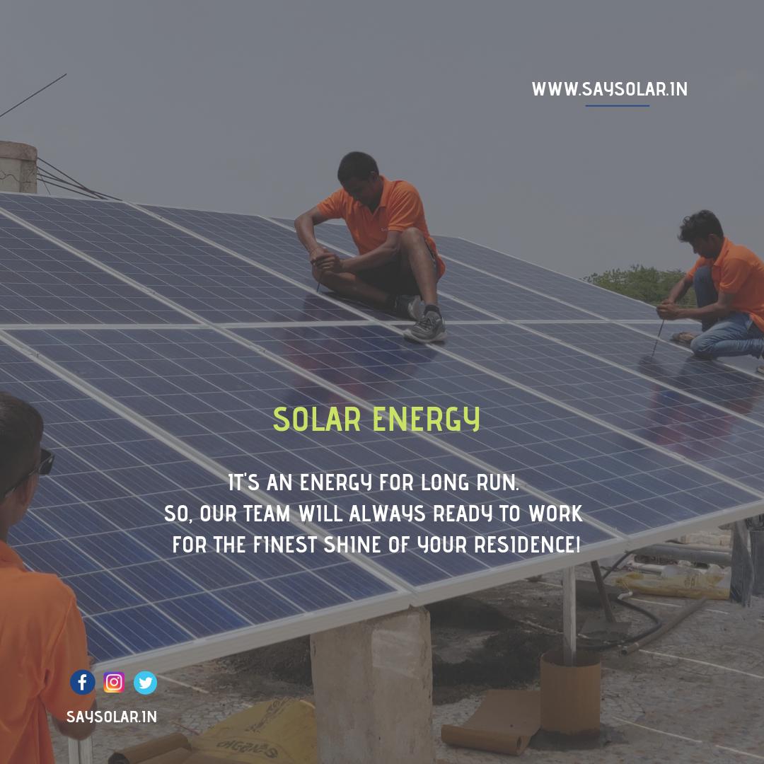 saysolar_in's tweet photo. SOLAR ENERGY

It's an energy for long run.
So, our team will always ready to work for the finest shine of your residence!

#solarenergy #Solarpanels #Saysolar #Sunforall #Solarshine #Solarpower #RenewableEnergy #Saysolar #Solarservices https://t.co/V1ERBboArs