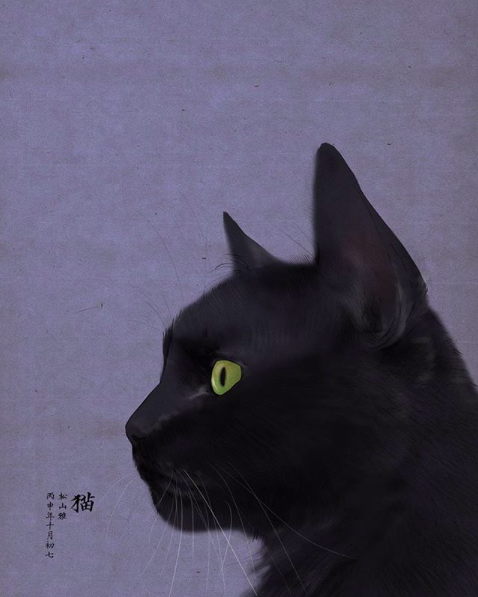 robertsnickc's tweet photo. #Painting by Matsuyama Miyabi #art #CatsOfTwitter https://t.co/EiJnmZEVs3