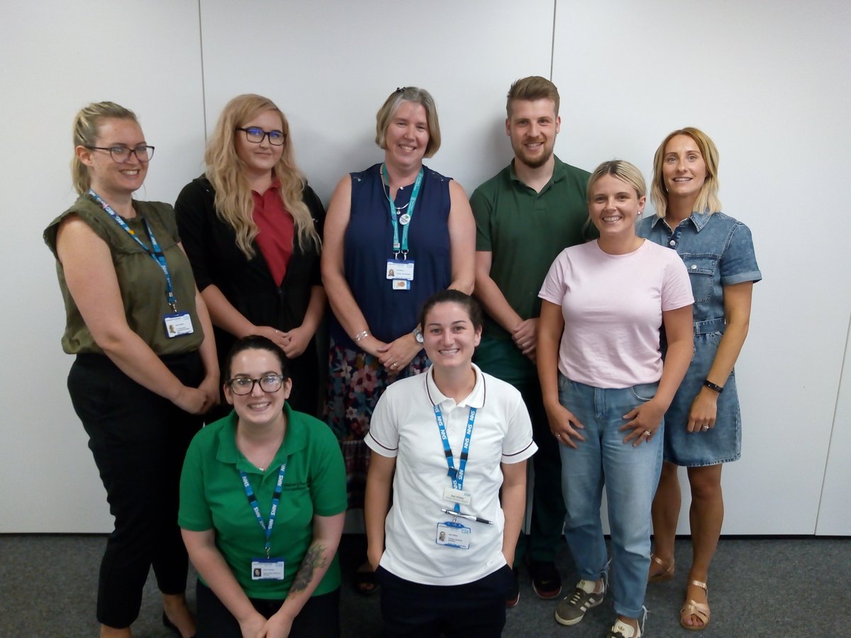 Congratulations to our 8 Occupational Therapy and Physiotherapy degree apprentices who start their journey at Coventry Uni in Sept. We are very proud of you and your achievements to get to this point.