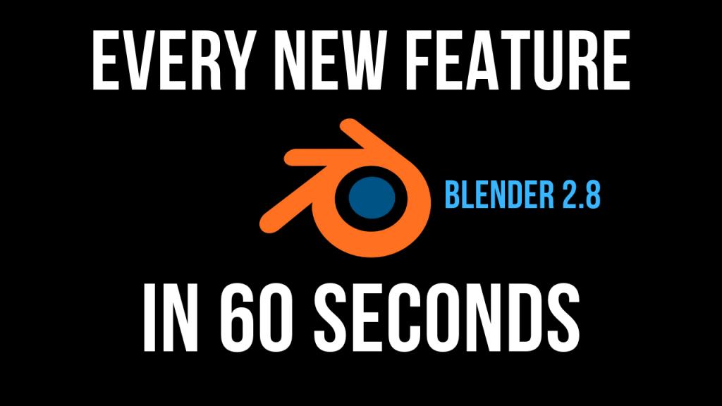 BlenderNation's tweet image. Every new Blender 2.8 Feature in 60 Seconds blendernation.com/2019/08/12/eve… #b3d