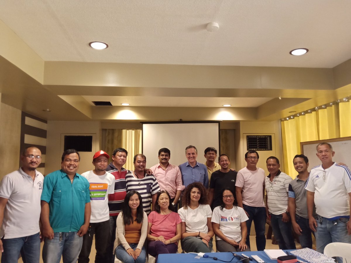 SourceTraceSys's tweet photo. SourceTrace Systems project manager Gilbert Rajkumar trains the management team and field staff of #IRDF Philippines (Integrated Rural Development Foundation), an NGO based in #Philippines and supported by Livelihood ventures (@livelih00ds). #coconut #valuechain #farming  #agtech https://t.co/gDxl0PliY6