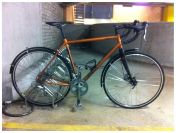 **BIKE STOLEN**
My bike was stolen from a basement car park at an apartment block in Dunmurry sometime over the weekend. If you see a distinctive bronze Genesis Croix de Fer road bike with black DT Swiss wheels, mudguards and pannier rack please let me know. <a href="/nigreenways/">NI Greenways</a>