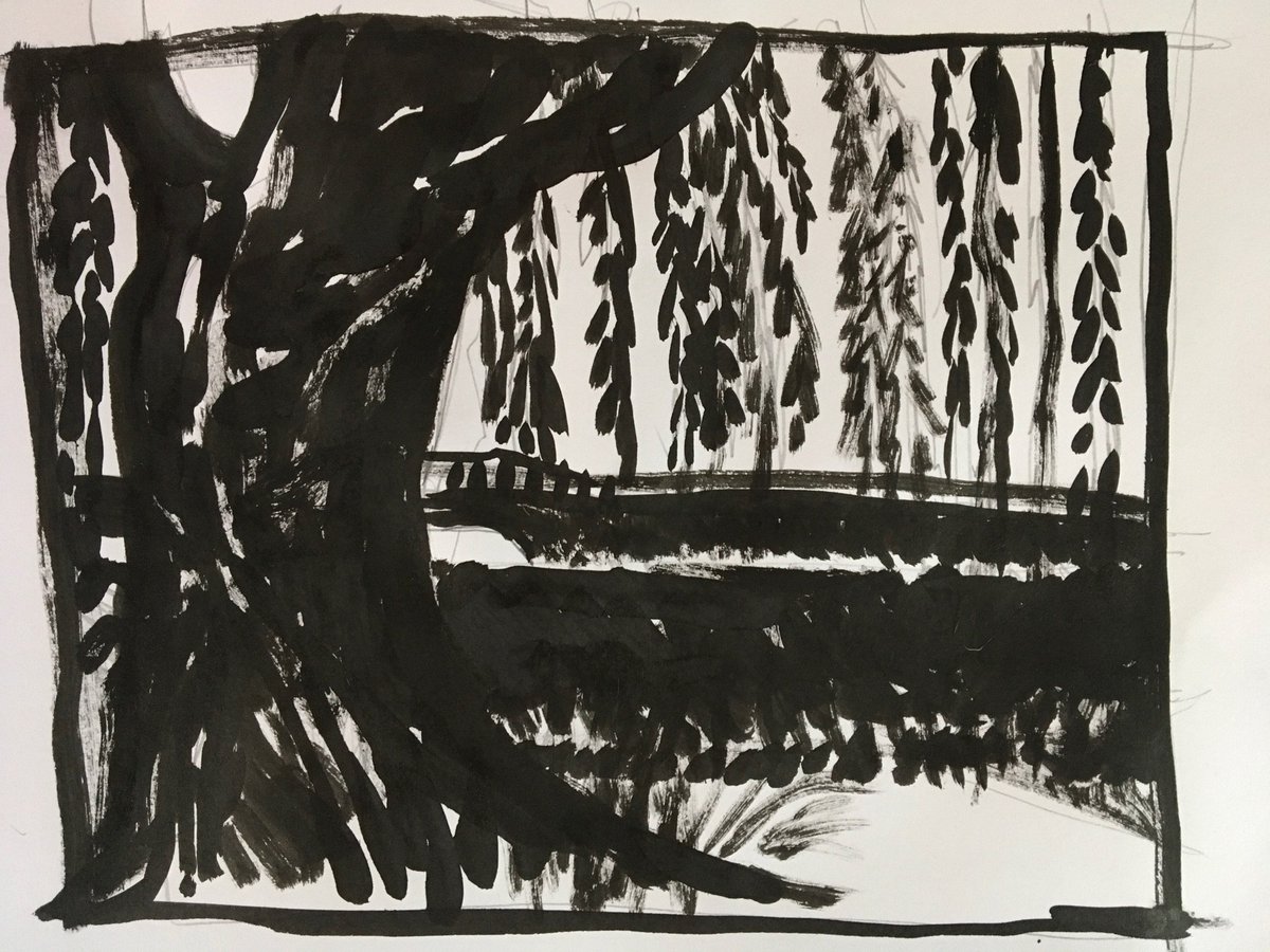 A sketch a day.....donkere dag.....?