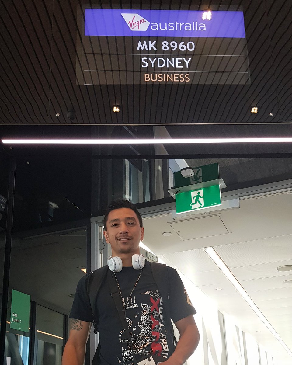 TonyTolj's tweet photo. Off to Sydney...#fightime https://t.co/dPq7q9Z0Hv