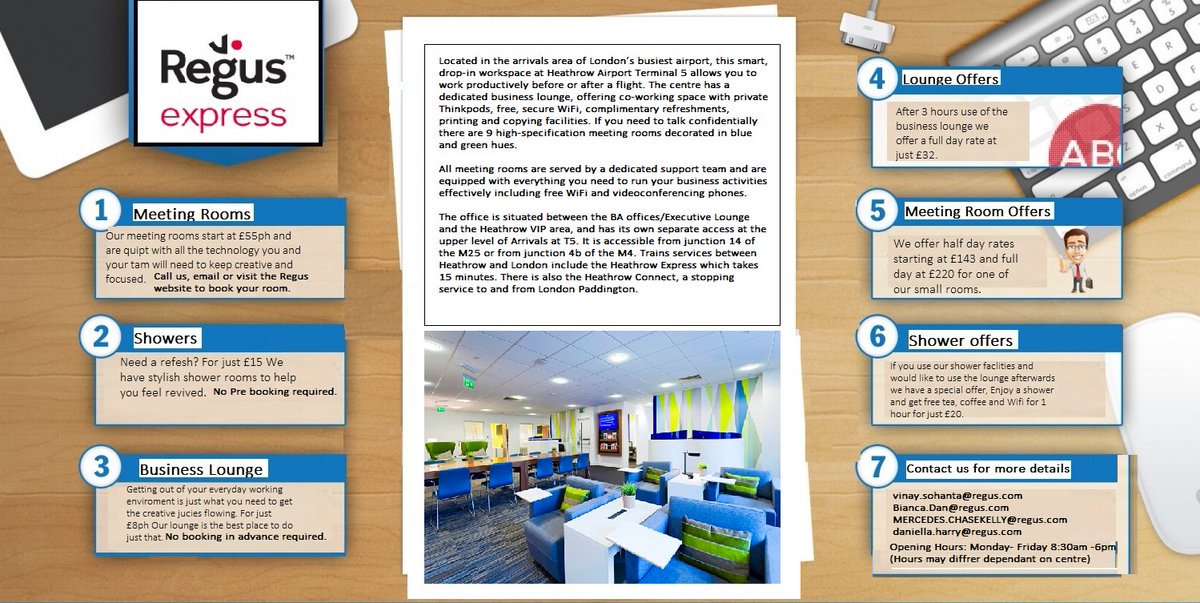 Regus Heathrow tweet media