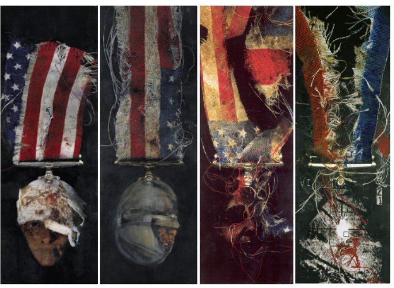 ArtTheArmsFair's tweet photo. "I am horrified that every 2yrs @ExCeLLondon is stuffed to the rafters with weapons of death &amp; destruction at the London Arms Fair"

We're thrilled that @peterkennardx is taking over #AMPGallery at #ArtTheArmsFair

📷: Peter Kennard, Medals Disarm Fair

https://t.co/47gKu9Au6T https://t.co/jIgUf9Q7mJ