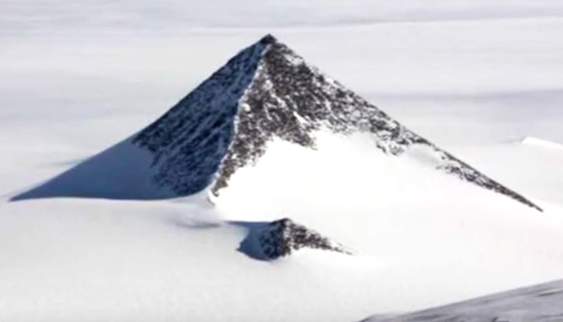 About 60 years later, Antarctica has started to make the nightly news again. Rumors have started circulating that people have found the remnants of an ancient civilization. However, the pyramids being found have been “debunked” as being “mountains”.