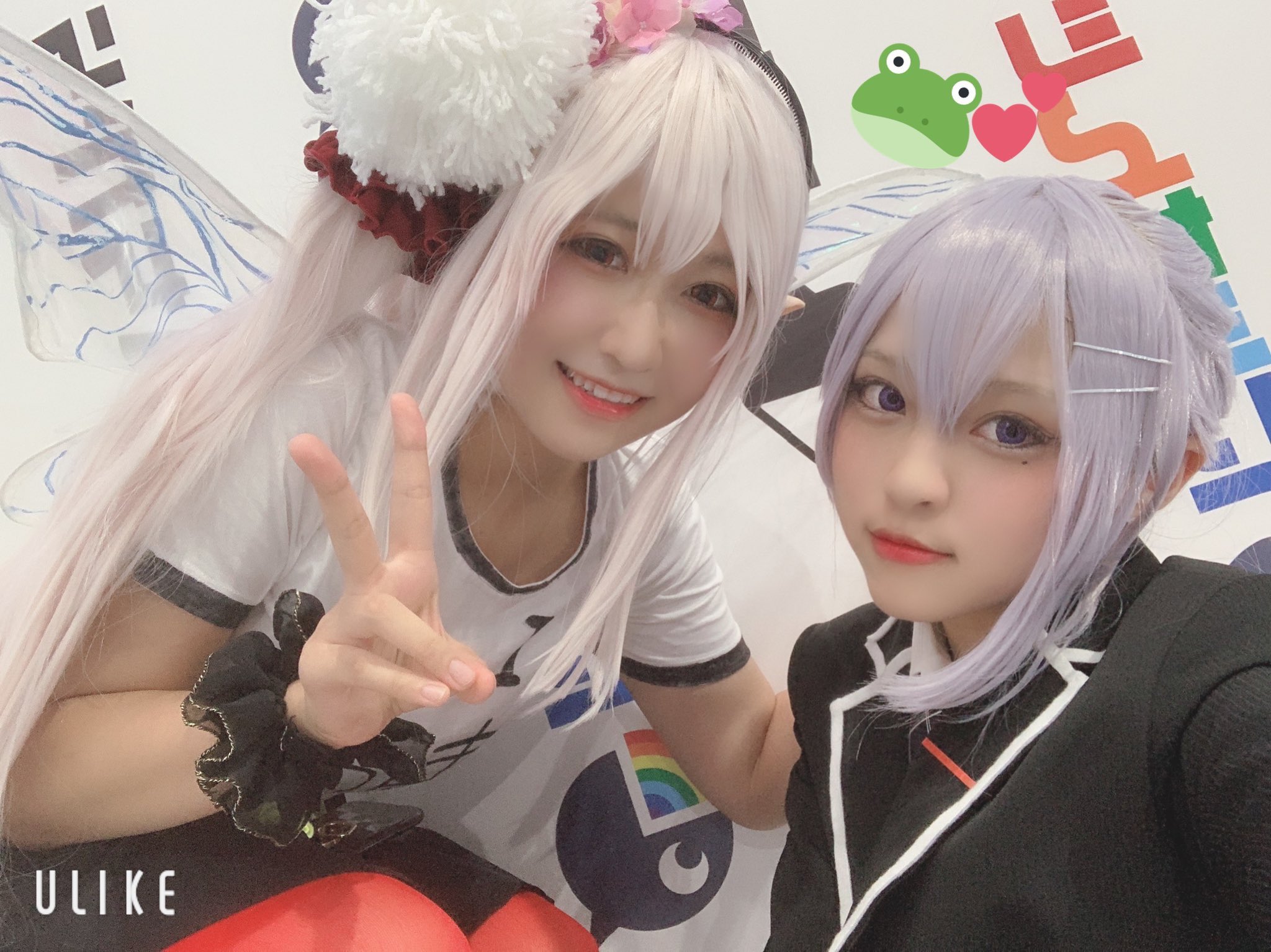 さくをみ On Twitter 今日はコミケでにじさんじのえるさんのコスプレをしてきました 楓ちゃんと一緒 お魚バッグも作ったのに待機列の移動が過酷で潰れてしまったのでまたリベンジしたい