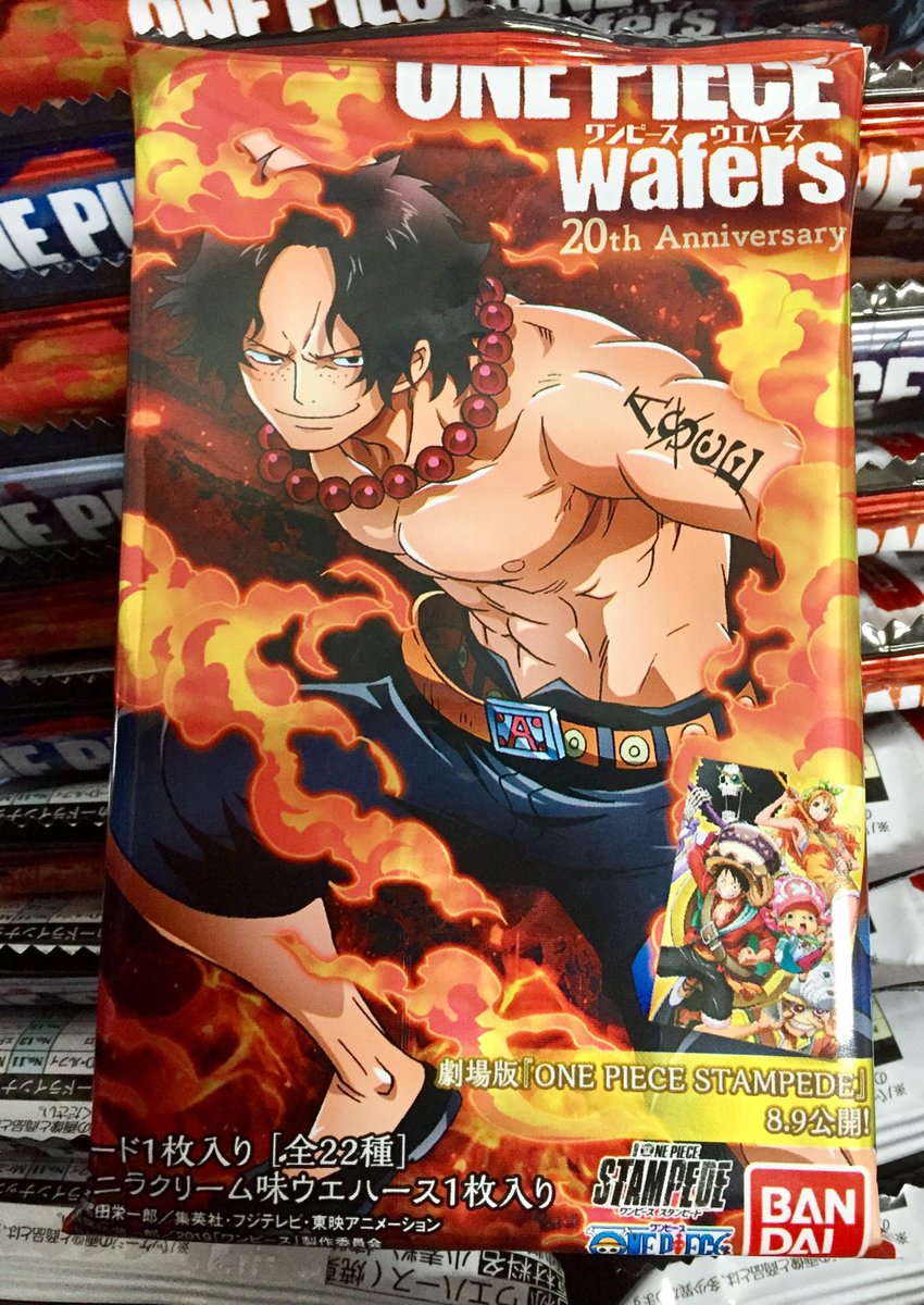 商品情報】「ワンピース ウエハース-20th anniversary-」が5階にて