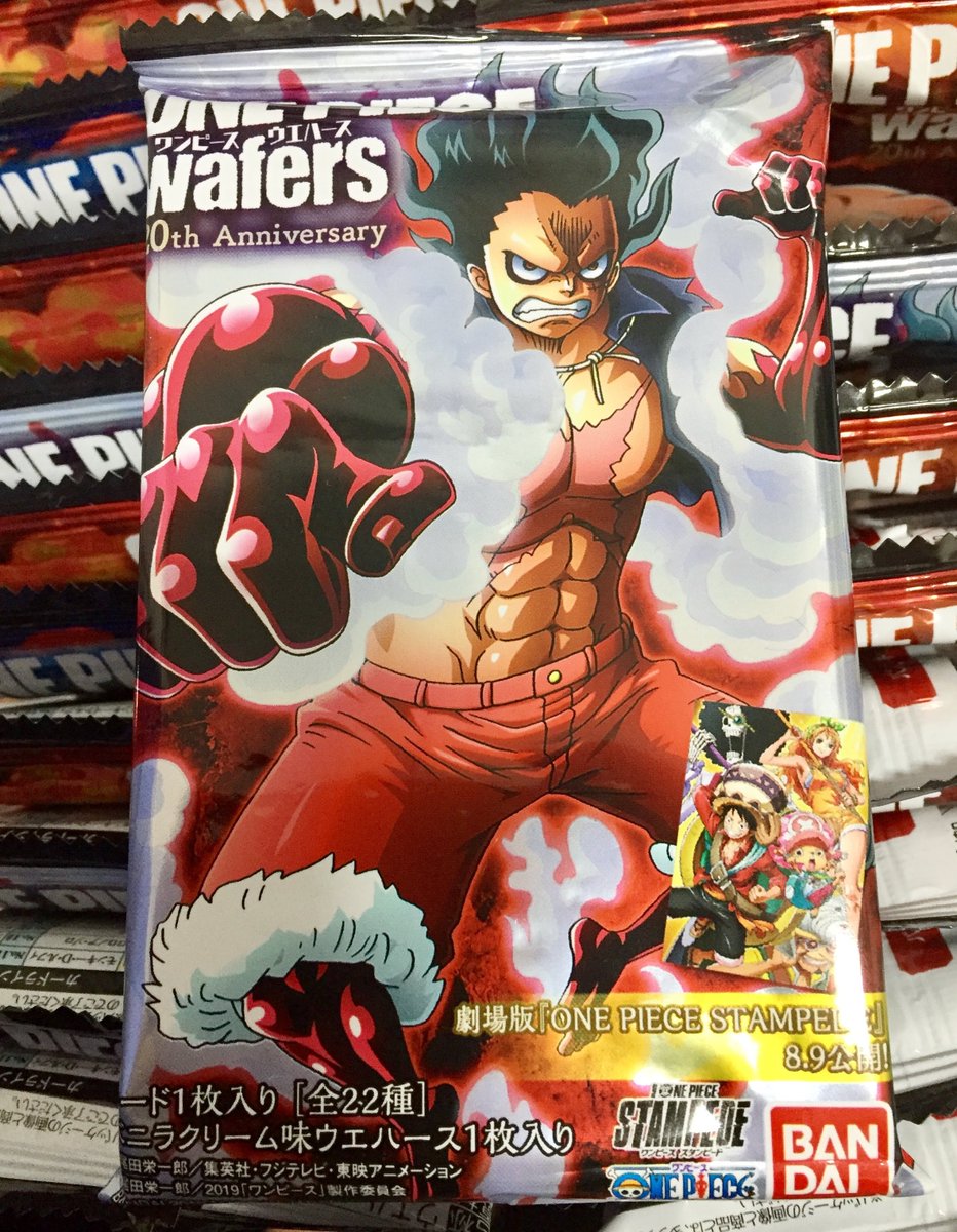 商品情報】「ワンピース ウエハース-20th anniversary-」が5階にて