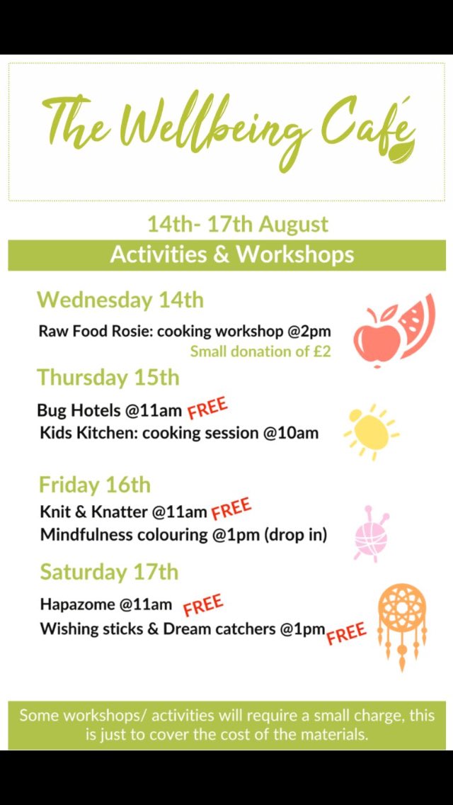 CafeCic's tweet photo. We’re excited for next weeks activities &amp; workshops at the cafe, hope to see you there! 🌱✨ https://t.co/5knDmhxK5U