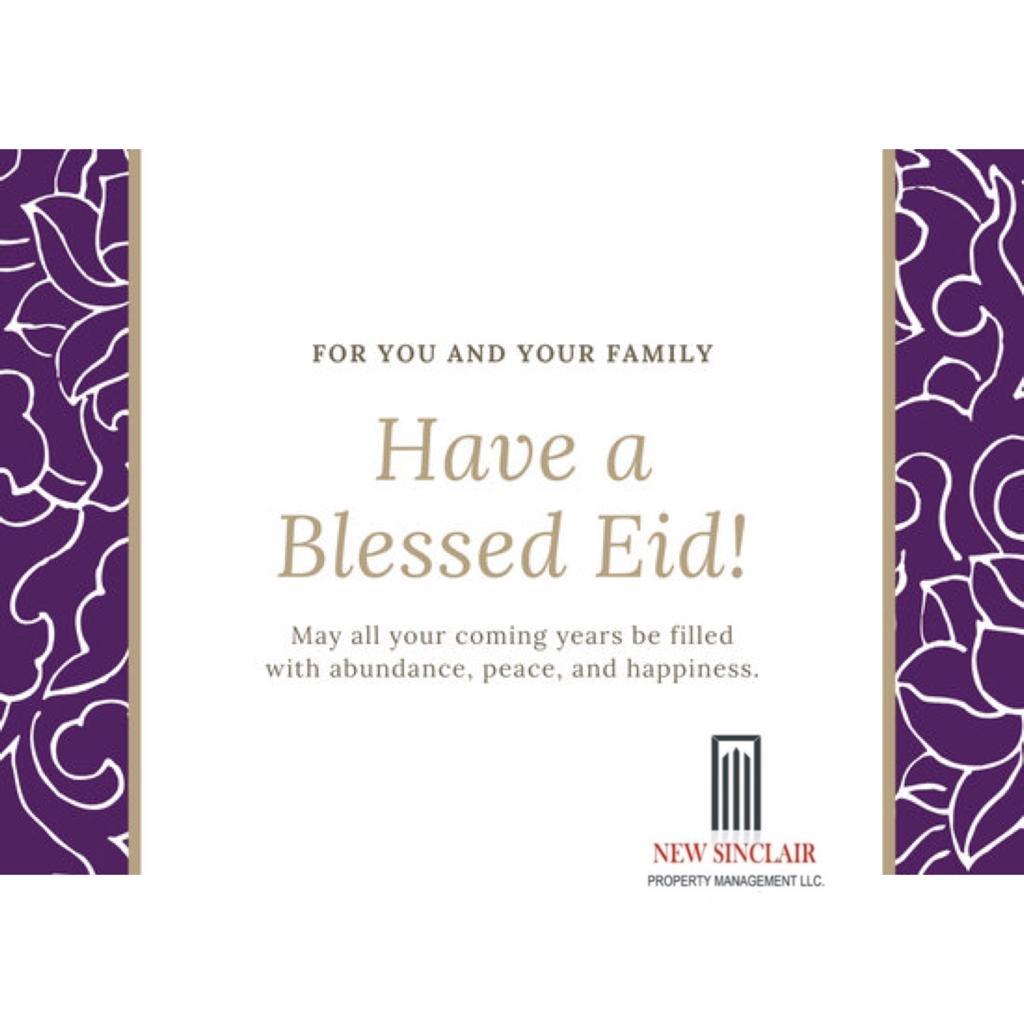 Have a Blessed Eid from "New Sinclair Team" #EidAlAdha