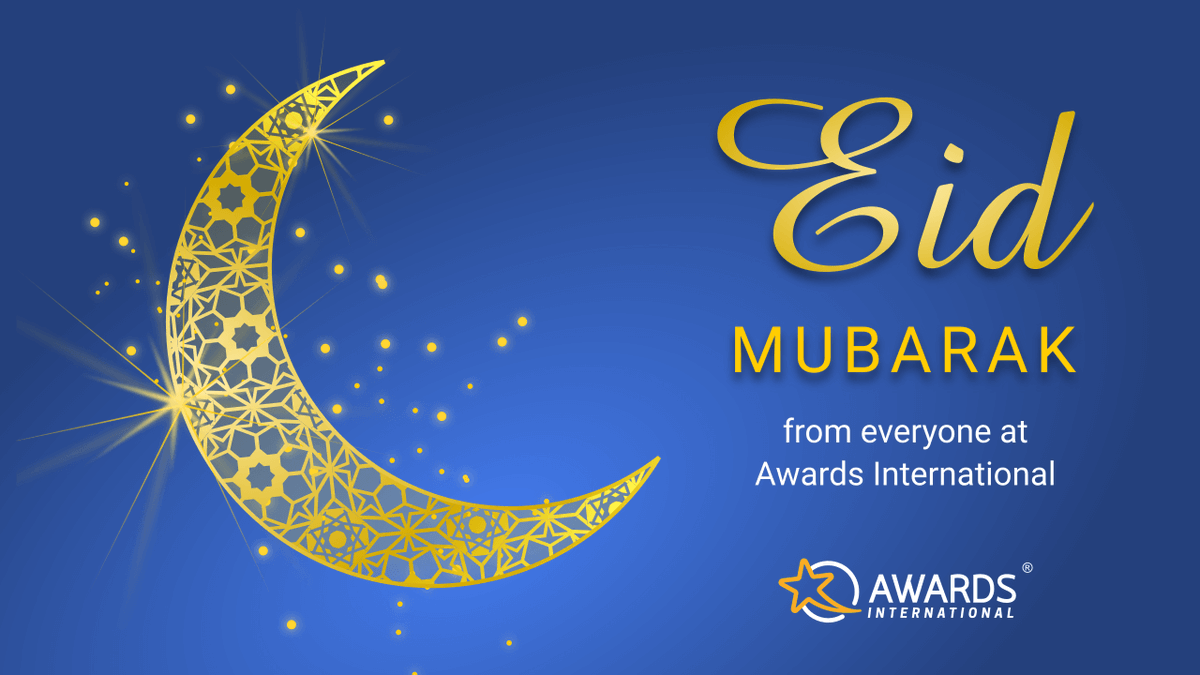 Eid Mubarak to all of our Muslim friends! We hope you have an enjoyable &amp; blessed day with your family &amp; loved ones.  

#awardsinternational #team #happyholiday #eidmubarak