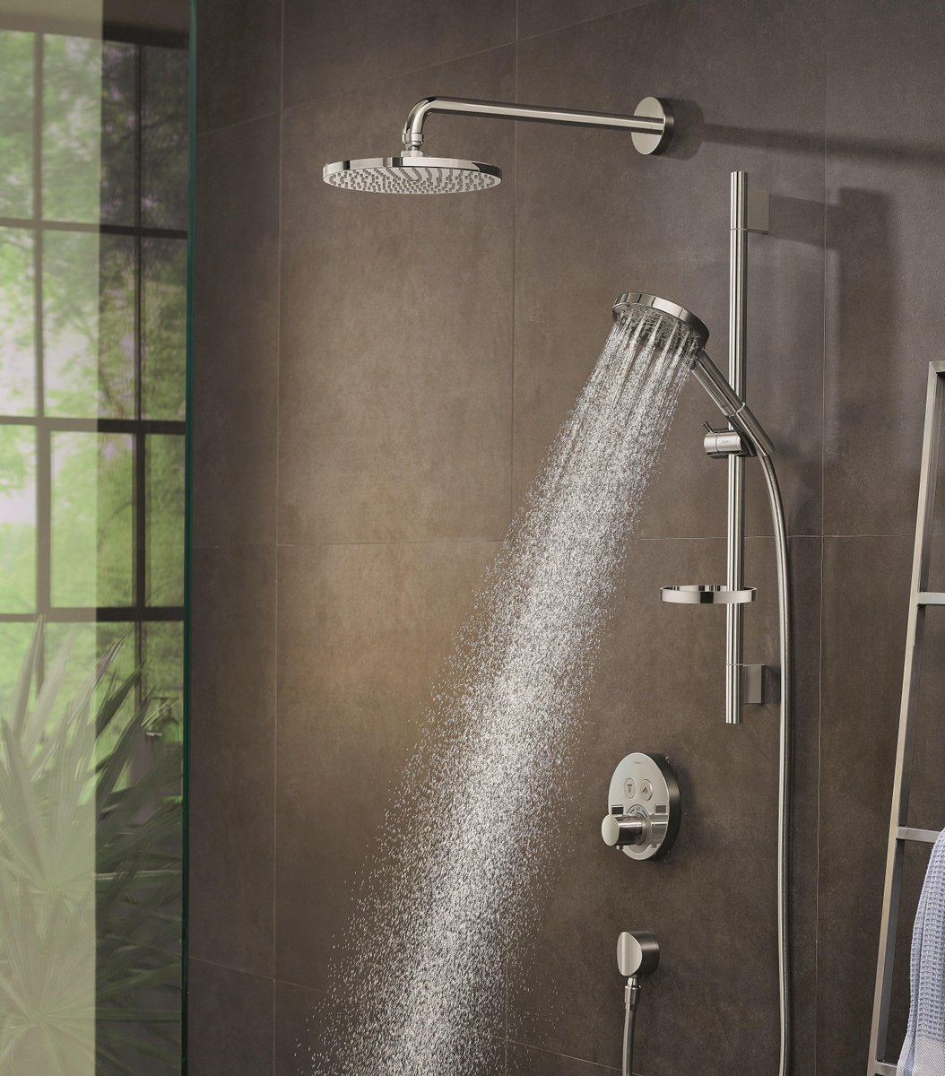 hansgroheUK's tweet photo. Inspired by the warm, misty droplets of the rainforest, the #hansgrohe #PowderRain spray from our hand shower creates the most relaxing #shower experience possible.

Explore our shower range here: https://t.co/TbPNAMv61B https://t.co/nGQamMcxh8