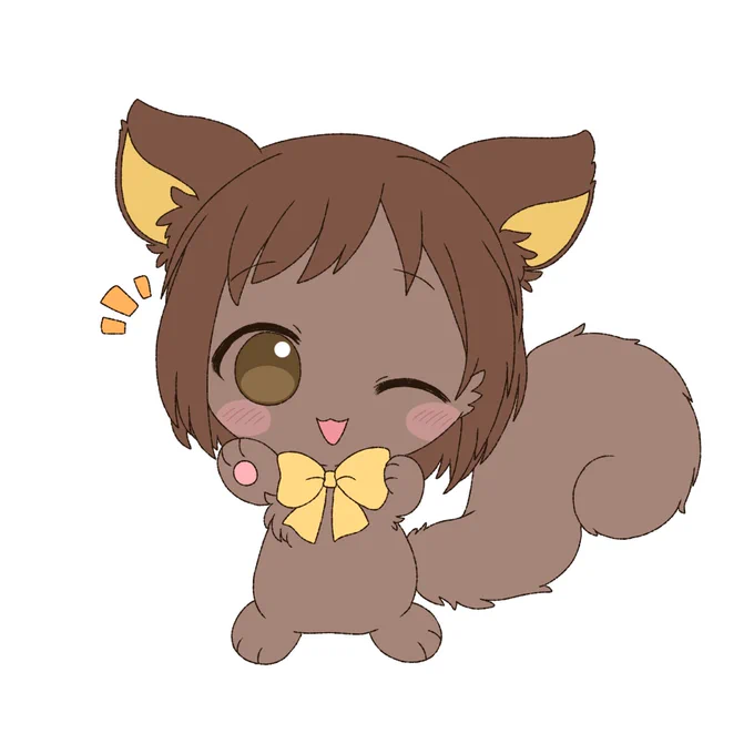 ガルパ擬獣化らくがき!
つぐ? 
