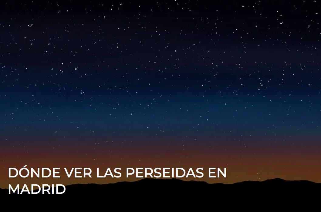 Hemos actualizado nuestro artículo sobre dónde ver las Perseidas en Madrid con la hora de máxima actividad ✨

¿Dónde las vais a ver vosotros? Decídnoslo aunque no seáis de Madrid eh ;)

muchamontana.com/donde-ver-las-…