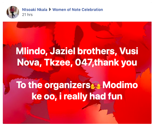 womenofnotesa1's tweet photo. Cheers to the weekend that was! #WON19 @mlota_azola https://t.co/mWLSLjC3Ta