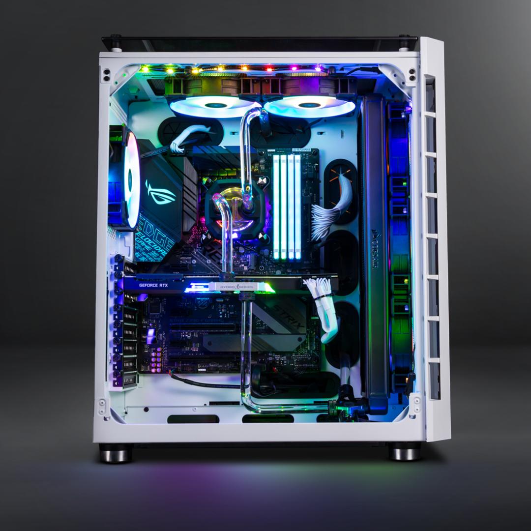 Have you entered yet?!? #WIN this 3XS PC worth over £3500!! Featuring full @Corsair Hydro X watercooling, <a href="/IntelUK/">Intel UK</a> i9 9900K and <a href="/NVIDIAGeForceUK/">NVIDIA GeForce UK</a> RTX 2080! 
Enter here: bit.ly/2Vw3Wd3  

#competition #giveaway #PCMR #RGB #HydroX #RTXON #gamingpc #MondayMotivation #Corsair