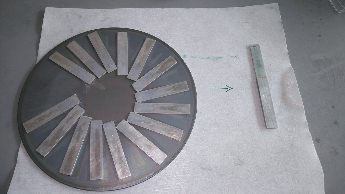 JAcheson_Eng's tweet photo. Today in the lab: Magnesium alloy samples have been coated with our bioactive coating and are now being prepared for lap shear testing to determine the coatings shear mechanical properties! 🦴🥼🔬 (link in comments) #todayinthelab #scicomm #science @Steve_mak https://t.co/ZLDBsmhJml