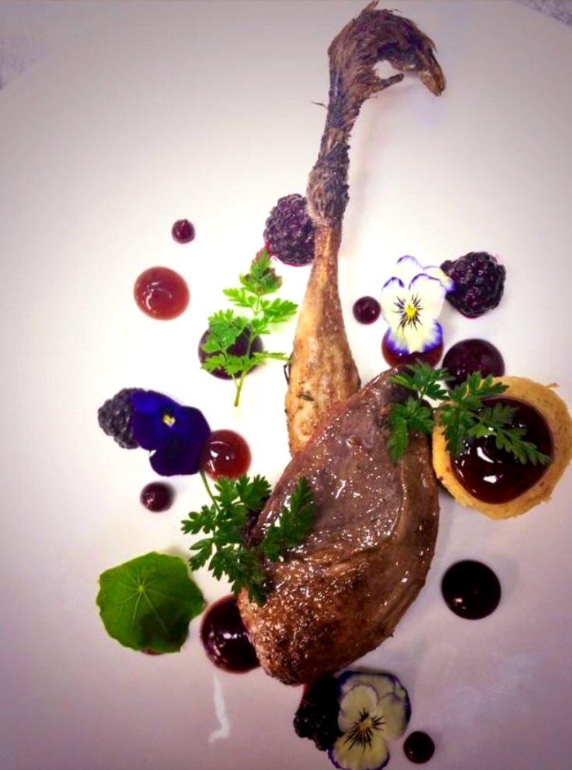 Last years Grouse dish @TheStaratHarome New year, new grouse dish imminent. The race is on-first birds off the moor, ETA 2pm ready for tonight’s service. #yorkshire #gameseason #harome #cheflife