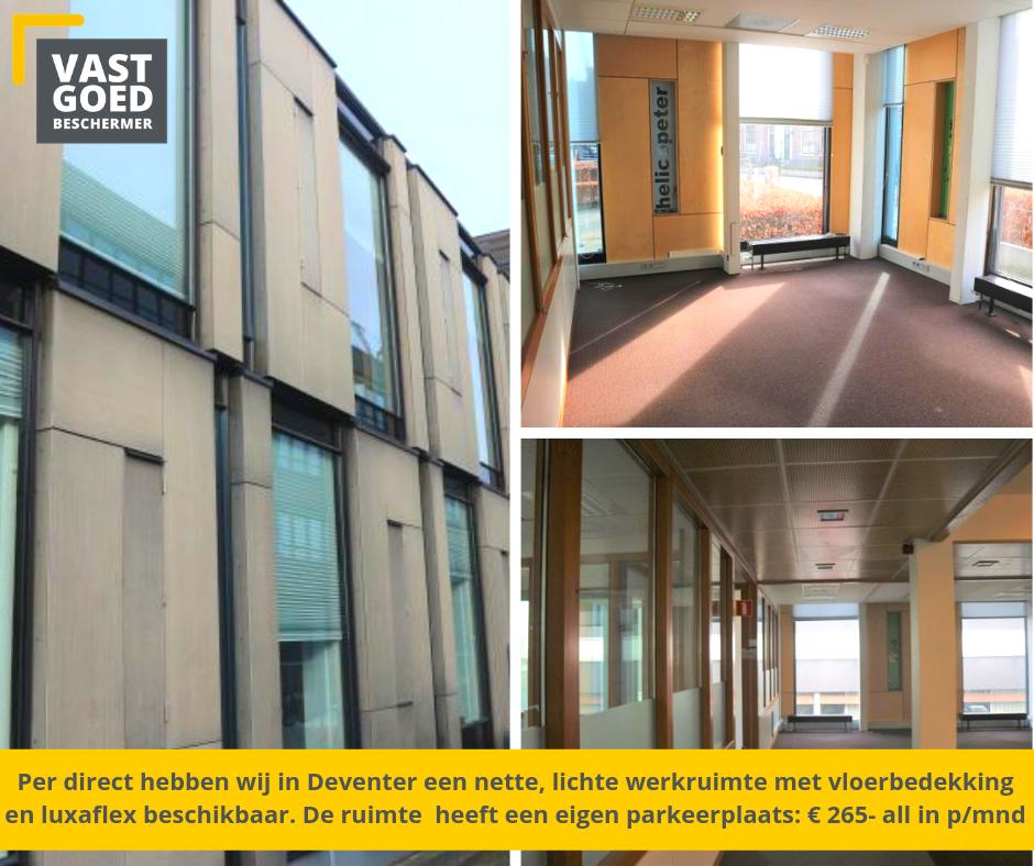 devgb_nl's tweet image. Ben jij op zoek naar een #werkruimte in het centrum van #Deventer? Wij hebben op een leuke #locatie een werkruimte met veel lichtinval beschikbaar, ideaal om je te vestigen met je (creatieve) #kantoor. Interesse? We horen graag van je: bit.ly/2MVXngY