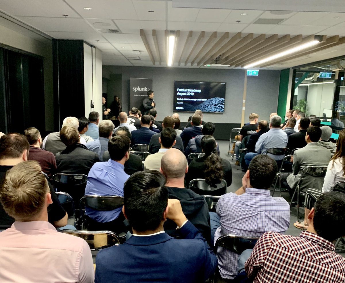 The <a href="/splunk/">Splunk</a> office in Sydney is full of activity this evening as special guest, Tim Tully, the CTO of Splunk, shares his insights on technology advancements, dark data and his vision for the future.
#partner #MachineLearning #darkdata