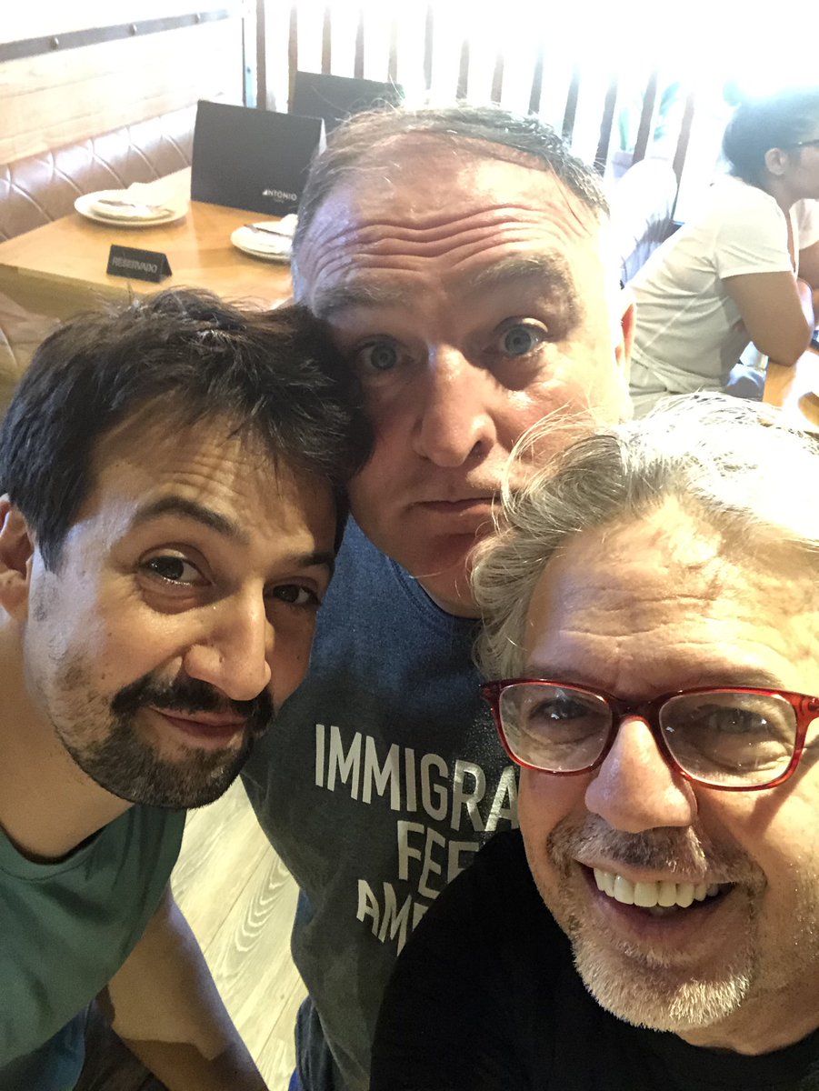 Vegalteno's tweet image. A weekend with @chefjoseandres &amp;amp; @Lin_Manuel is the richest experience of storytelling, cooking &amp;amp; food tasting, and loving friendship.