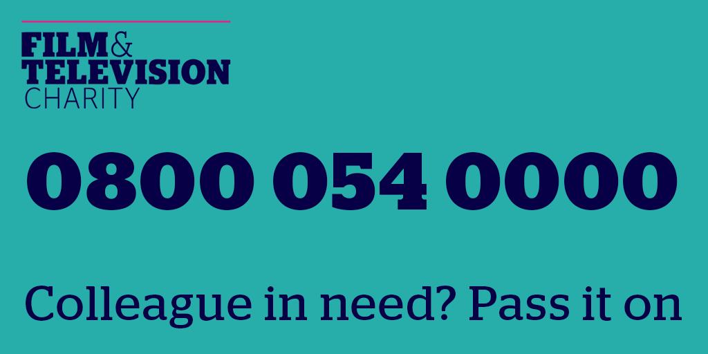 FilmTVCharity's tweet image. Have you heard about our free, confidential Support Line for #film and #tv professionals? 

Yes? Great, share this post to help spread the word📣.

No? Just give us a call📲or find our more here: bit.ly/2OPF8up