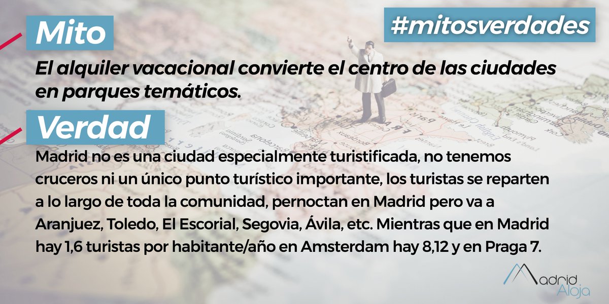 MadridAloja's tweet photo. #MentirasyVerdades

Una de las peores mentiras sobre las #VUT es que convierten a las ciudades en parques temáticos 😑https://t.co/LKuxLSEqT2 https://t.co/6YL99oFKaT