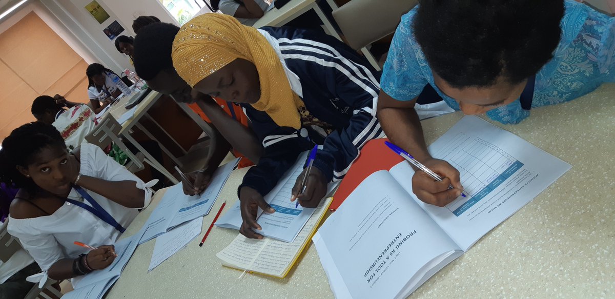 senaagbodjah's tweet photo. In the Entrepreneurship Module of #AshesIX this morning here #atAshesi we have been discussing what #entrepreneurship is.
Our facilitator has been our very own Gracia! https://t.co/Wmzxtumh63