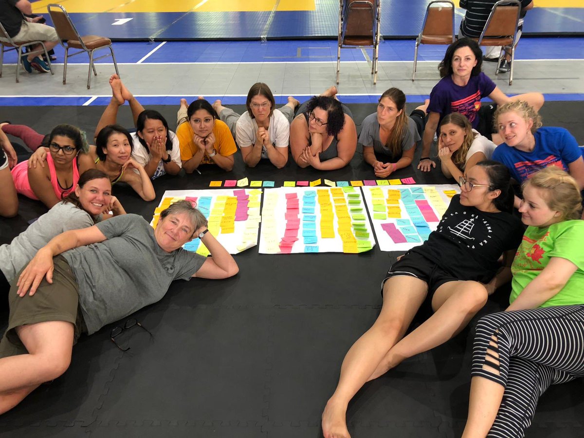 ESD_Global's tweet photo. A highlight from #ESDGlobalNY2019: Exploring the meaning of inner strength, and how it relates to teaching Empowerment Self-Defense.
#InnerStrength #Strength #Power #ESDTraining #ESDIs #EmpowermentSelfDefense #SelfDefense #SelfDefenseTraining #Sisterhood #StrongerTogether https://t.co/96P19sZ86K