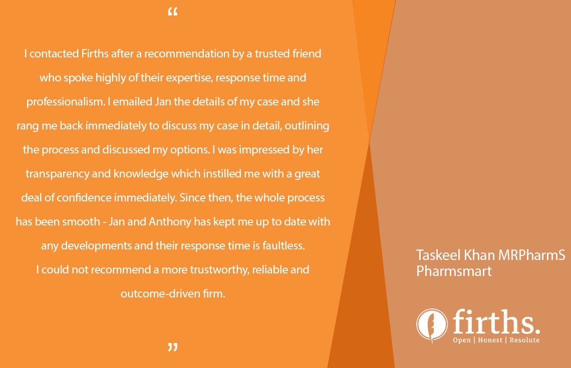 Firth_Law's tweet photo. Lovely client testimonial from Taskeel Khan of Pharmsmart!
If you have any debt management requirements, call Jan Firth or another member of our team on 01706 941400 or via here 👉 https://t.co/IewgySBDPI
#debtlitigation #financelitigation #disputesresolution #clientreviews https://t.co/drmUQUdtfg