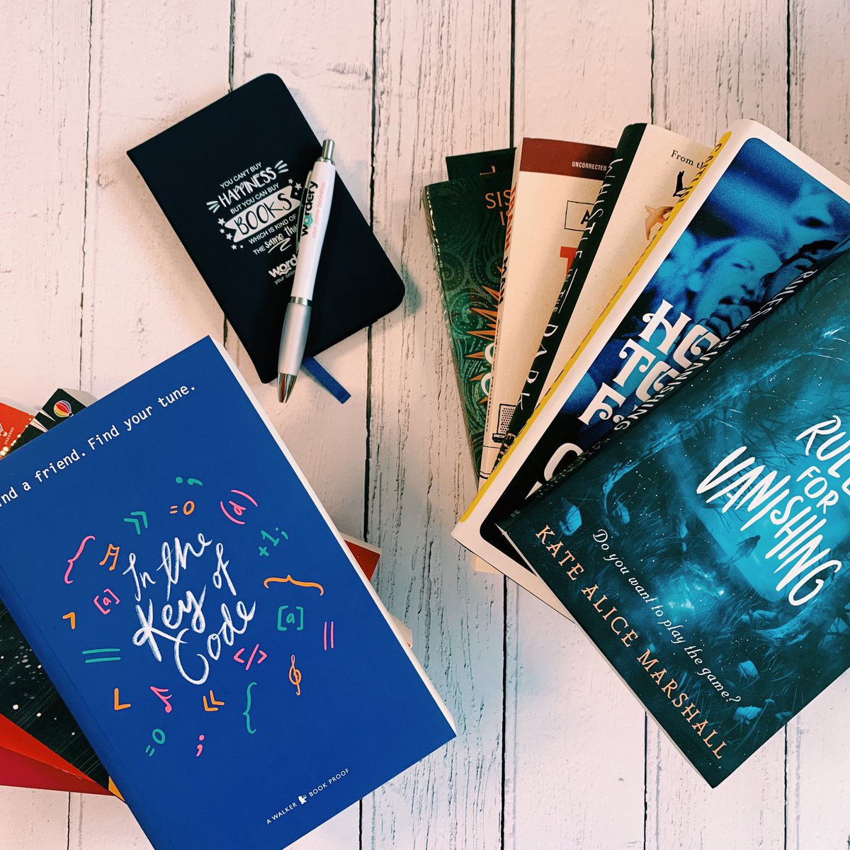 wordery's tweet photo. Let’s beat the Monday morning blues with a #competiton! 🤩

For your chance to #win a mystery book bundle all you have to do is...

1. Follow @wordery 
2. RT this post
3. Comment with ‘📚’ below https://t.co/rYmpmQ9IJd