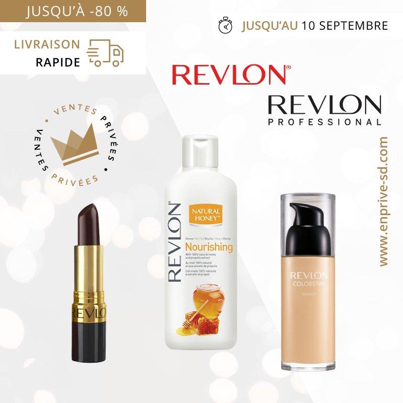 ParPrive's tweet image. #venteprivée #RevlonProfessional #RevlonFrance #Hair Makeup

Envie d'un look glamour au quotidien ?

Découvrez les produits cosmétiques et capillaires de la célèbre marque américaine @revlon qui incarne la féminité absolue.

Jusqu'à -80% sur enprive-sd.com.!