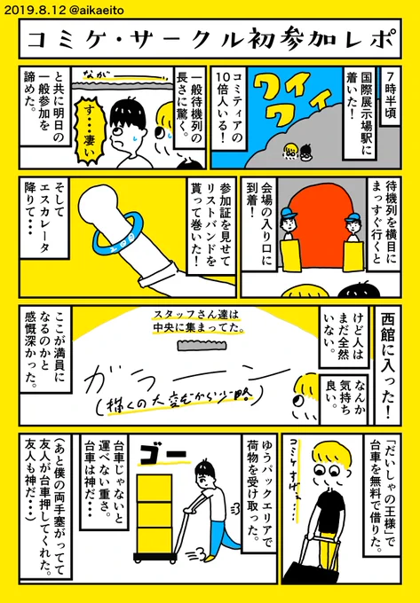 コミケ・サークル初参加レポ 