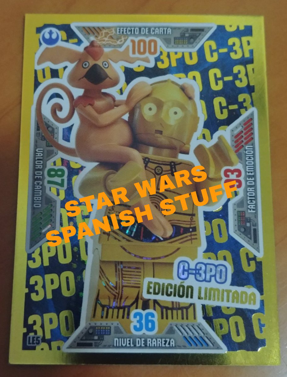 dengar69's tweet photo. Ya está a la venta la revista clan en la que viene incluida la LE de C-3PO de la serie 2 de cartas Lego Star Wars de @BlueOceanSpain si la habeis comprado, habeis tenido problemas al retirarla del blister? #lego #legostarsars #c3po #cards #traddingcards #revistaclan https://t.co/1SZbrCoygh