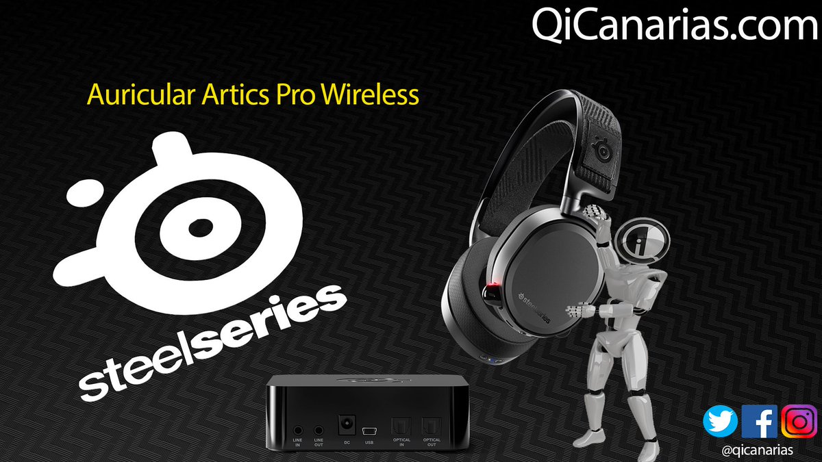 AURICULAR <a href="/SteelSeriesES/">SteelSeries España</a> ARTICS PRO WIRELESS 🥺
bit.ly/2ZUtt21
Realiza tu pedido cómodamente desde casa 🏠
Envío gratis!!! 👏👏
QiCanarias.com
<a href="/QiMetal/">Qi Metal Series</a> 
#QiCanarias #QiPuntosdeventa #QiEnvíogratis
#SteelSeries