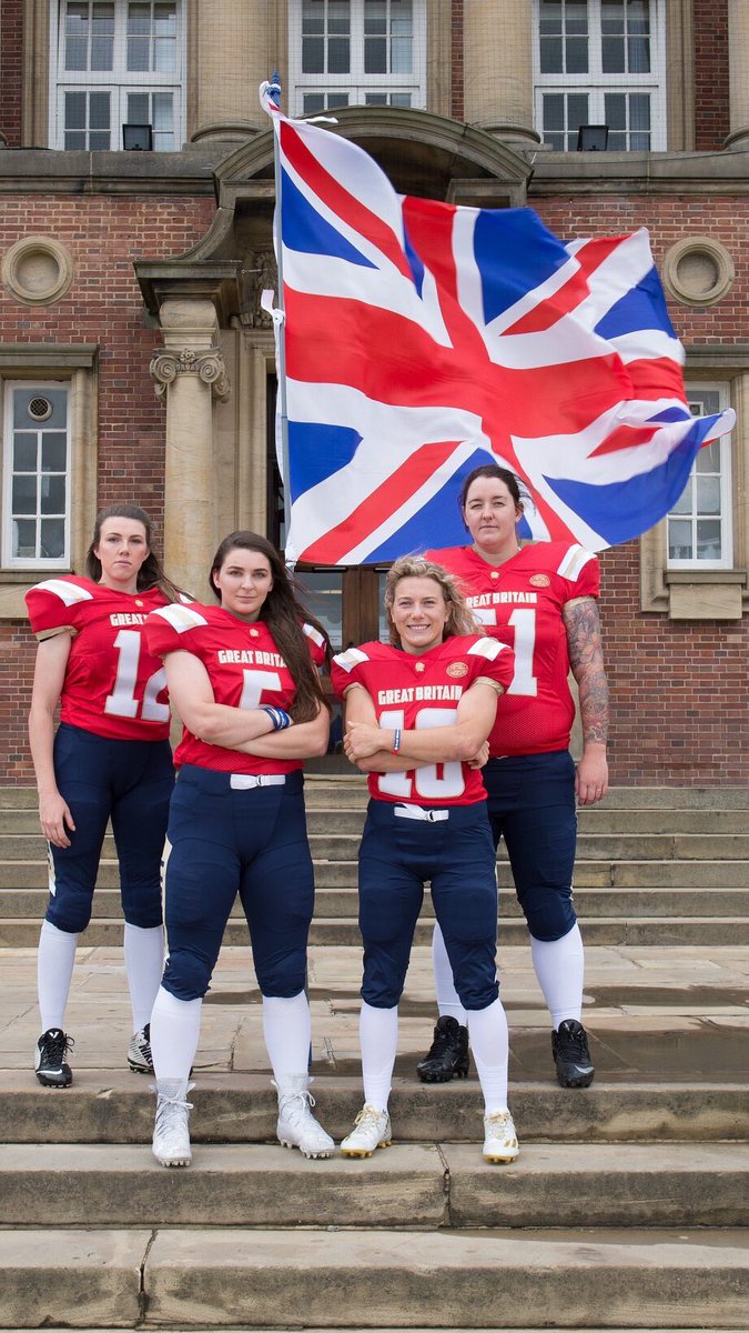 We’re very happy to introduce the Captains for the Great Britain Women’s American Football Team for #WECLeeds2019 

Team Captain:  Phoebe Schecter
Offensive Captain: Laura Dye 
Defensive Captain: Amanda Humphrey 
Special Teams Captain: Rebecca Martin 

#TeamFirst