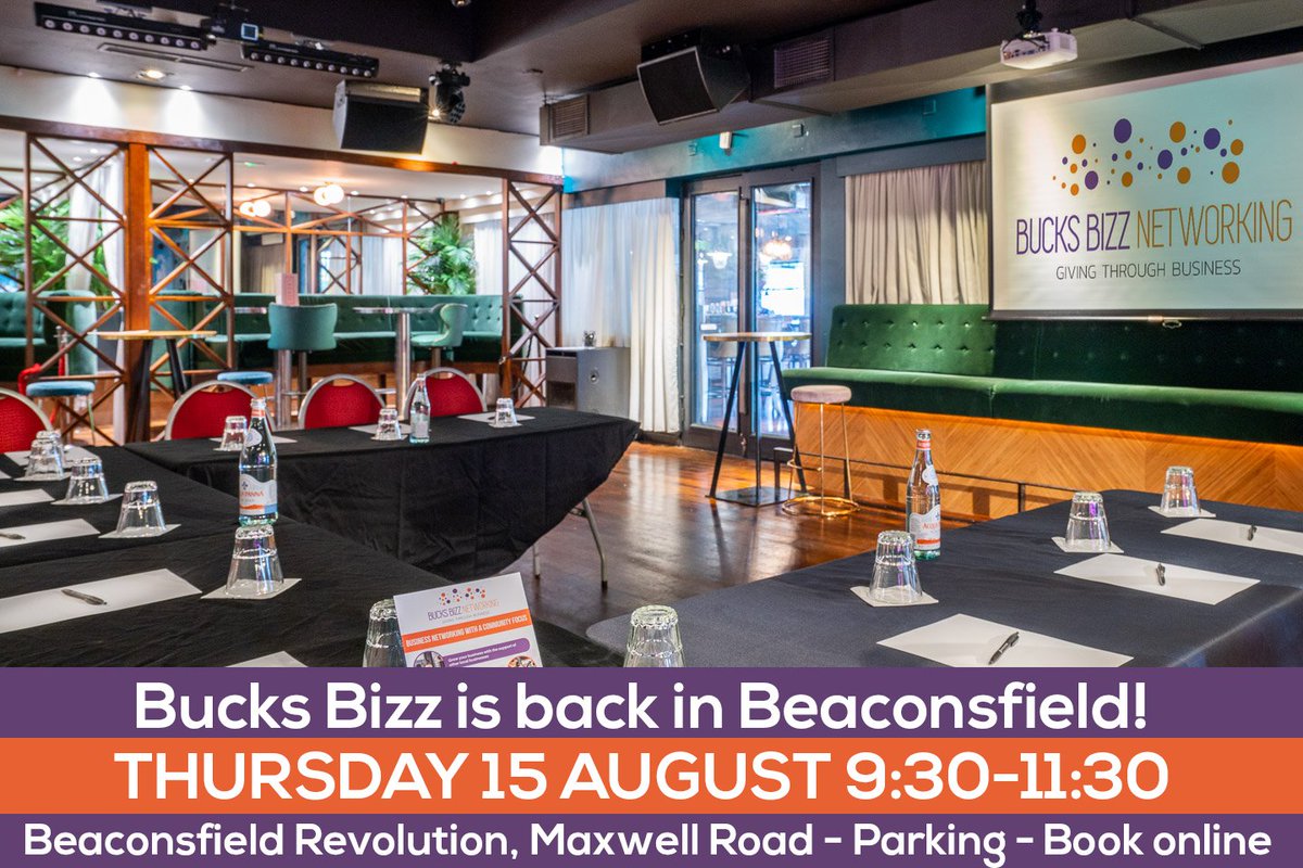 Buckinghamshire's most buzzing business networking group is back in Beaconsfield this Thursday. Join us for a friendly morning of networking that does business. 
Visit our website to find out more and to book your place.