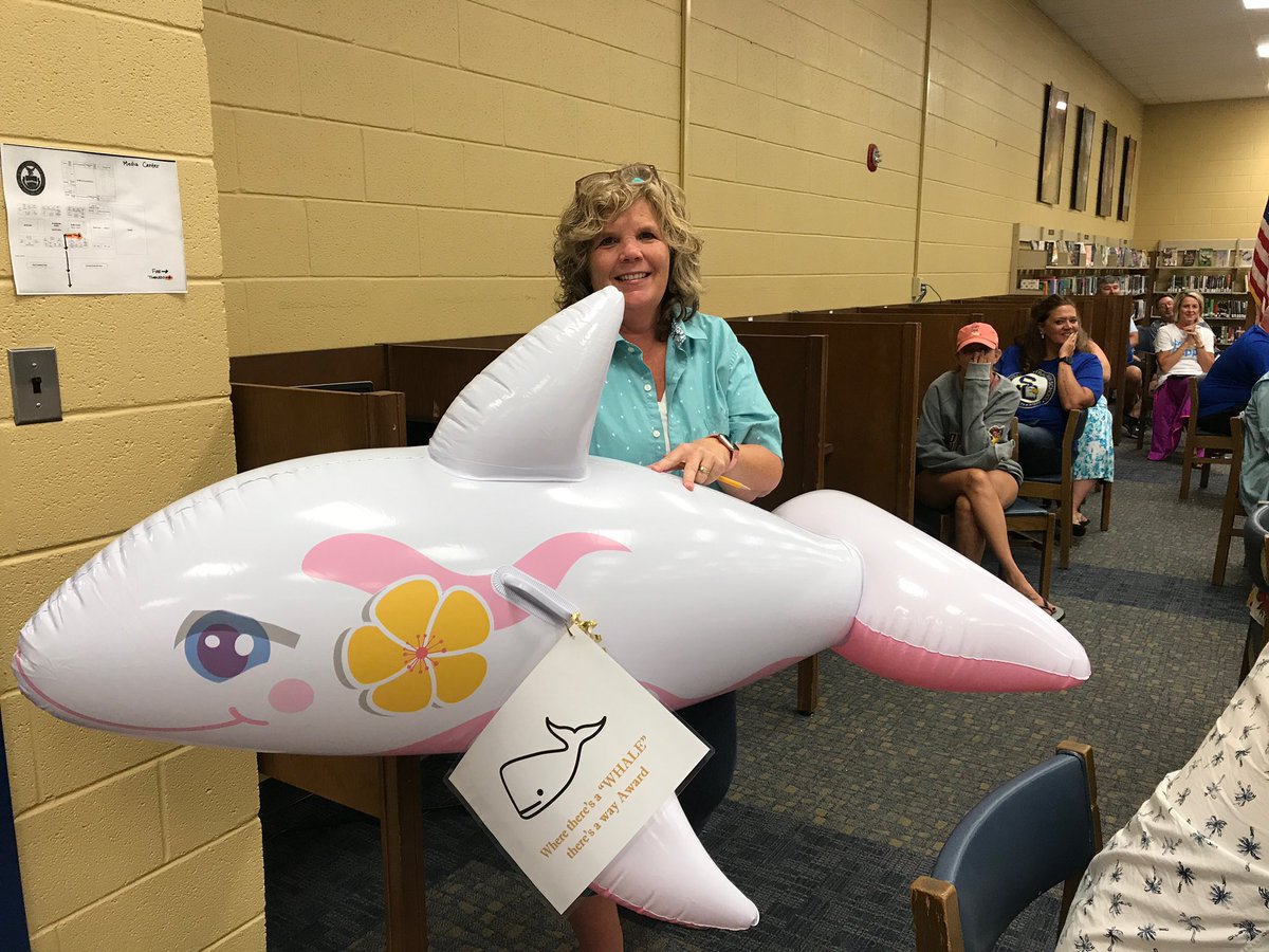 RenaissanceSchs's tweet photo. Congratulations to Mary Howard, Martin Binhammer, and Martha Jamison!  Their hard work and commitment to SCHS is awesome!  These pool float awards are another idea brought home from #JRNC ! @RenaissanceSchs @J_Renaissance @rebecca_tidwell @ShelbyvilleCHS https://t.co/k1A795fZGS