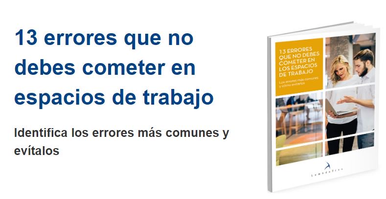 lambdatres3's tweet image. Te ofrecemos nuestro #ebook gratuito “13 errores que no debes cometer en los #espacios de #trabajo”, en el que aprenderás a evitar los errores que otras empresas están cometiendo y que les están costando mucho tiempo y dinero ⚠️❌ ¡Descárgatelo!😉⤵️ ow.ly/mQAL50vsCwQ