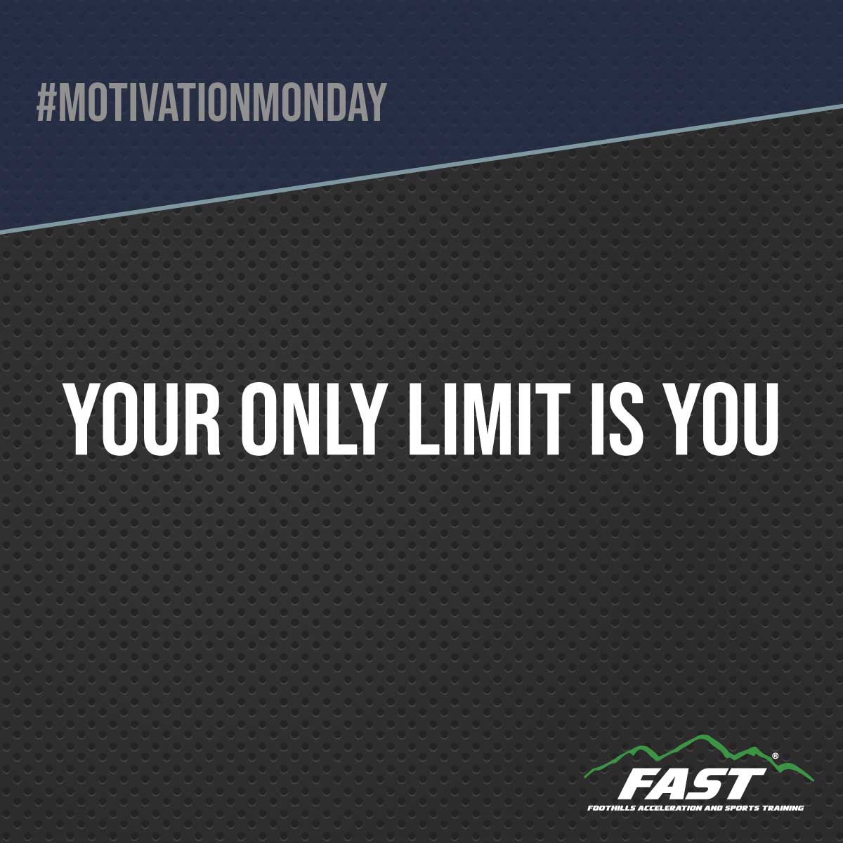 FoothillsFAST's tweet photo. Don’t allow yourself to be a barrier. Use yourself as motivation to do better and work harder. #MotivationMonday #PoweredbyFAST #fitness #health #phoenix https://t.co/FvPvCHgnPy
